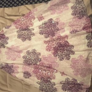 Cold water Creek lined cotton skirt